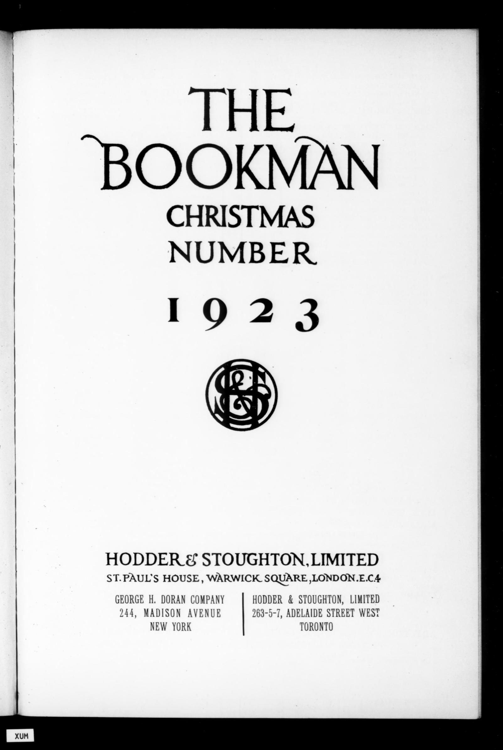 The Bookman 1923-12: Vol 65 Iss 387 : Free Download, Borrow, and 